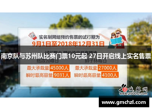 南京队与苏州队比赛门票10元起 27日开启线上实名售票